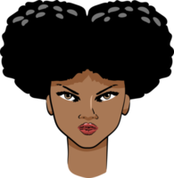 Black woman png graphic clipart design