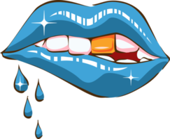 tropft Lippen png Grafik Clip Art Design