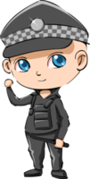 Politie PNG grafisch clip art ontwerp