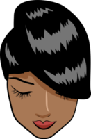 svart kvinna png grafisk ClipArt design