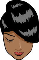 Black woman png graphic clipart design