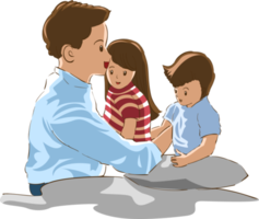 famiglia png grafico clipart design