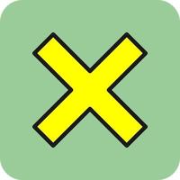 Cross Vector Icon Design