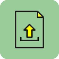 File Upload Vector Icon Design