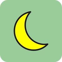 Moon Vector Icon Design