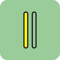 Grip Lines Vertical Vector Icon Design