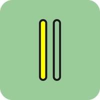 Grip Lines Vertical Vector Icon Design