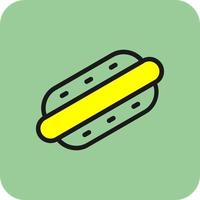 Hotdog Vector Icon Design