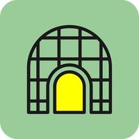 Igloo Vector Icon Design