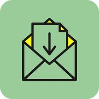 Inbox Vector Icon Design