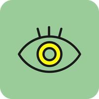 diseño de icono de vector de ojo