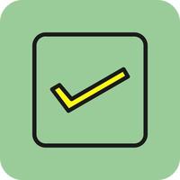 Check Square Vector Icon Design