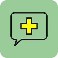 Comment Medical Vector Icon Design