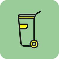 Dumpster Vector Icon Design