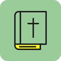 diseño de icono de vector de biblia