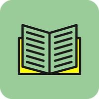 Book Open Vector Icon Design