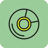 Compact Disc Vector Icon Design