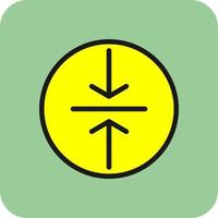 Compress Vector Icon Design