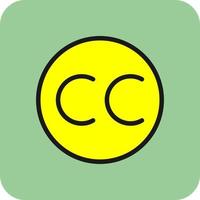 Closed Captioning Vector Icon Design