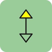 Arrows Alt V Vector Icon Design