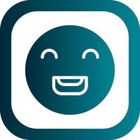 Laugh Beam Vector Icon Design