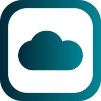 diseño de icono de vector de nube