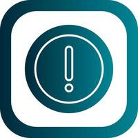 Alert Vector Icon Design