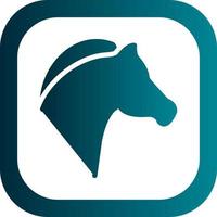 Horse Head Vector Icon Design