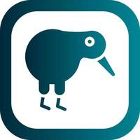 Kiwi Bird Vector Icon Design