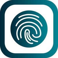 Fingerprint Vector Icon Design