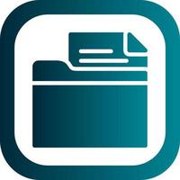 File Contract Vector Icon Design