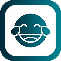 Grin Tongue Squint Vector Icon Design