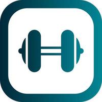 Dumbbell Vector Icon Design