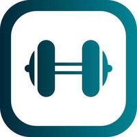 Dumbbell Vector Icon Design