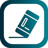 Eraser Vector Icon Design