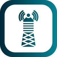 Broadcast Tower Vector Icon Design