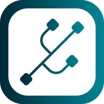 diseño de icono de vector de rama de código