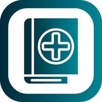 Book Medical Vector Icon Design