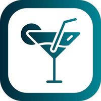 Cocktail Vector Icon Design