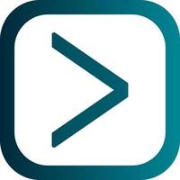 Angle Right Vector Icon Design