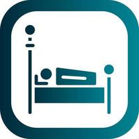 Bed Vector Icon Design