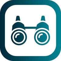 Binoculars Vector Icon Design