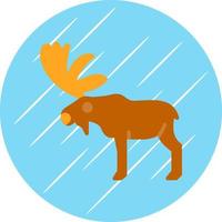 diseño de icono de vector de alces