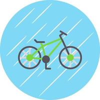 Mountain Bike Vector Icon Design