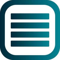 Align Justify Vector Icon Design