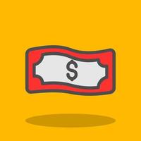 Money Bill Wave Alt Vector Icon Design