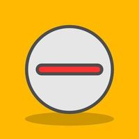 Minus Circle Vector Icon Design