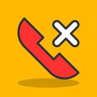 Missed call Vector Icon Design