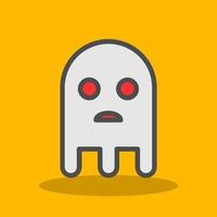 diseño de icono de vector fantasma