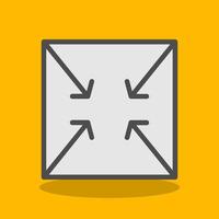 Compress Arrows Alt Vector Icon Design
